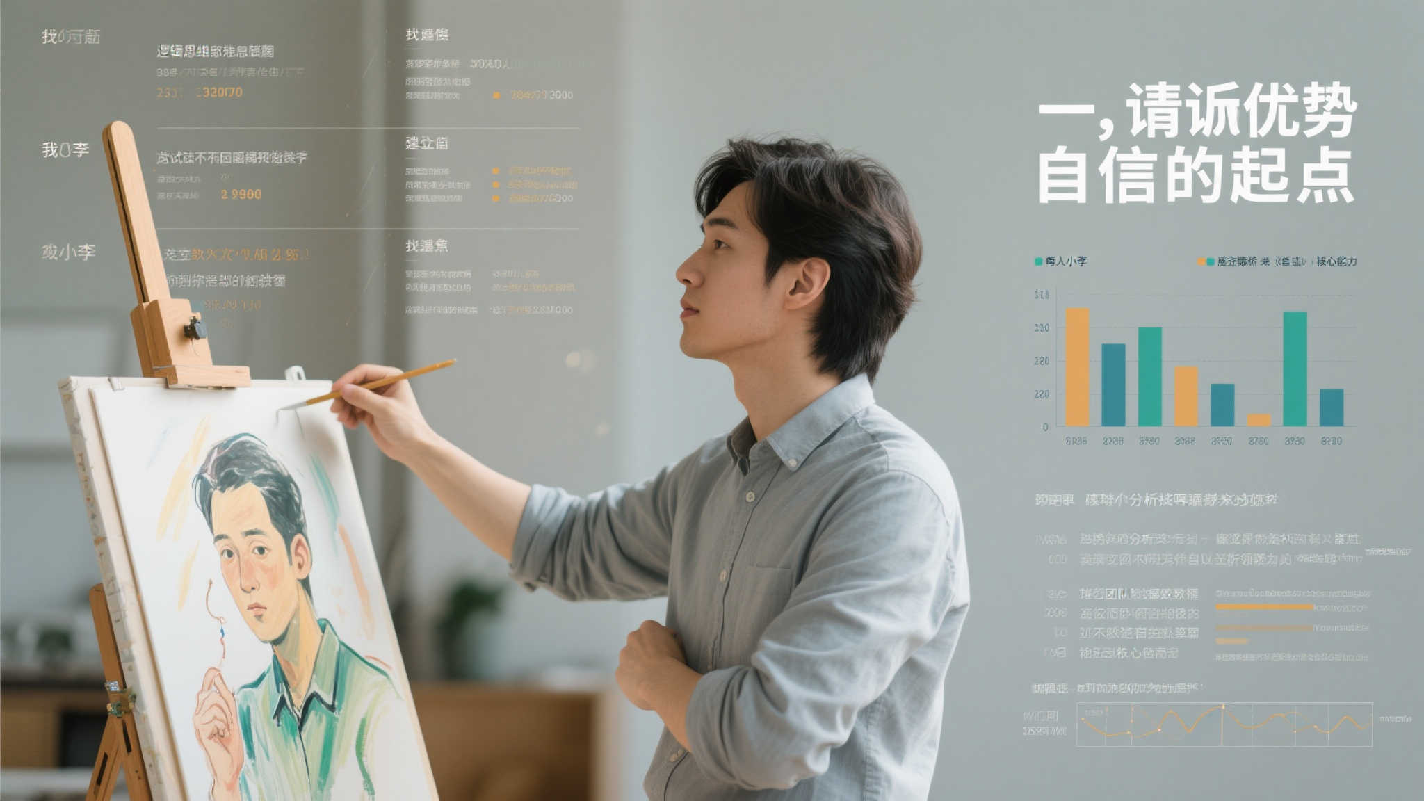 我将全力以赴发挥专长，展现自信风采